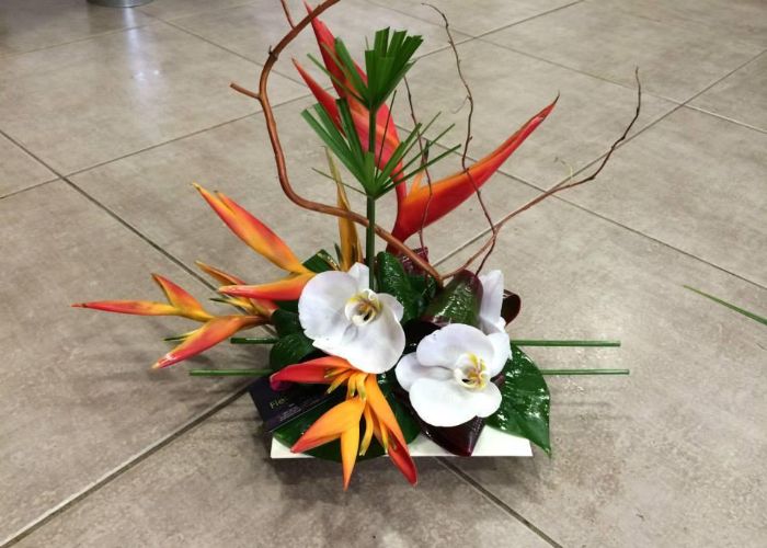 Création de composition florale Guadeloupe